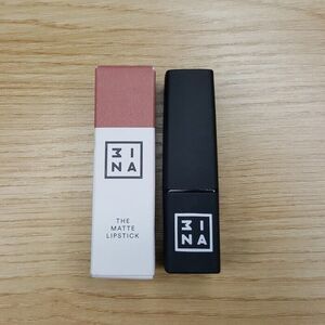 3INA The Matte Lipstick Shade 401 Dark Nude